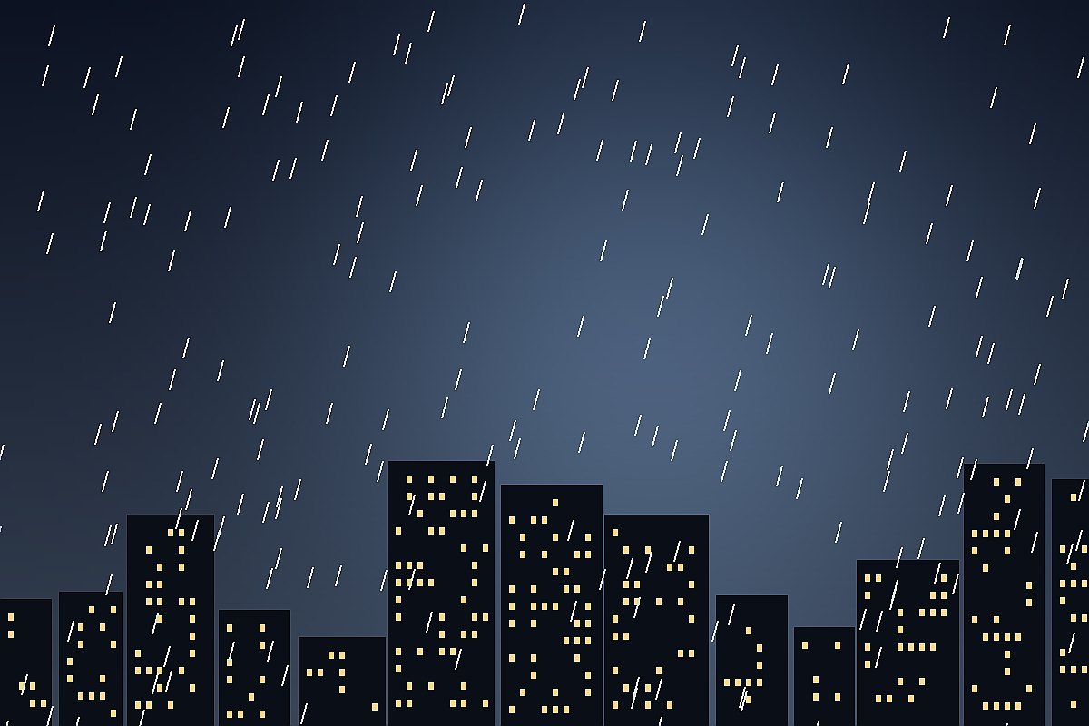 雨后的反光